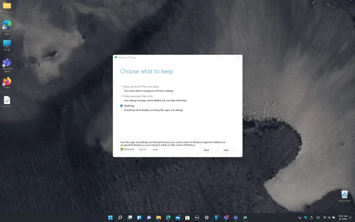 كيفية إلغاء تثبيت ويندوز 11 (لابتوب - كمبيوتر) - Windows 11
